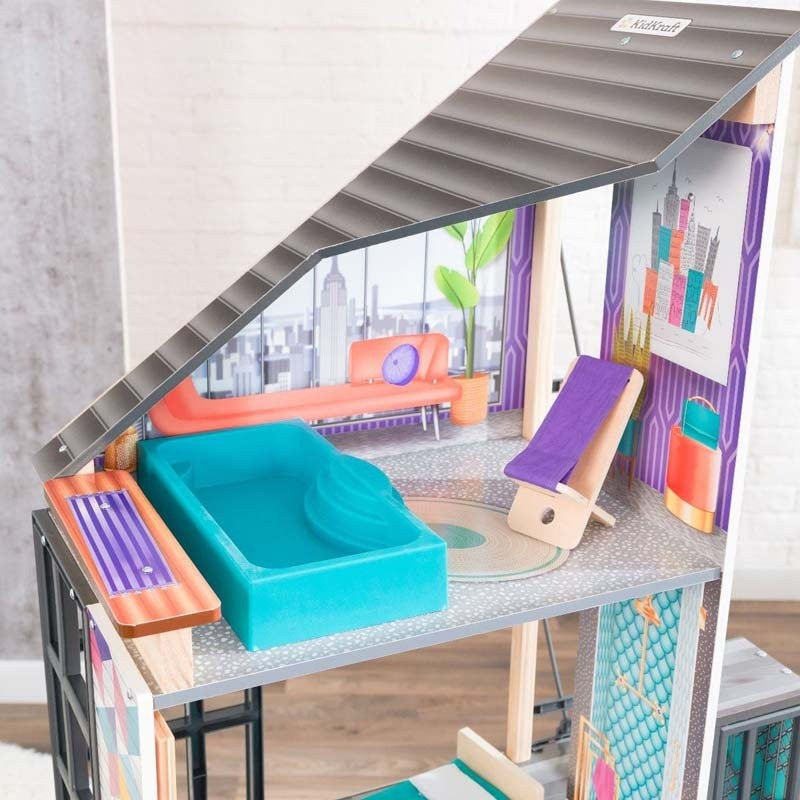 Кукольный домик  Bianca City Life Mansion KidKraft 65989 с мебелью