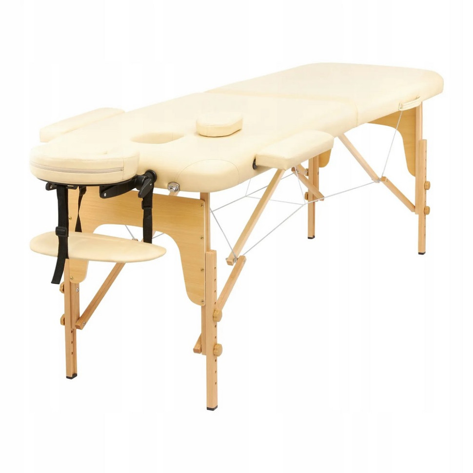 Массажный стол складной Massage Table Wood W70 4FIZJO TABLEW70BEIGE, Beige