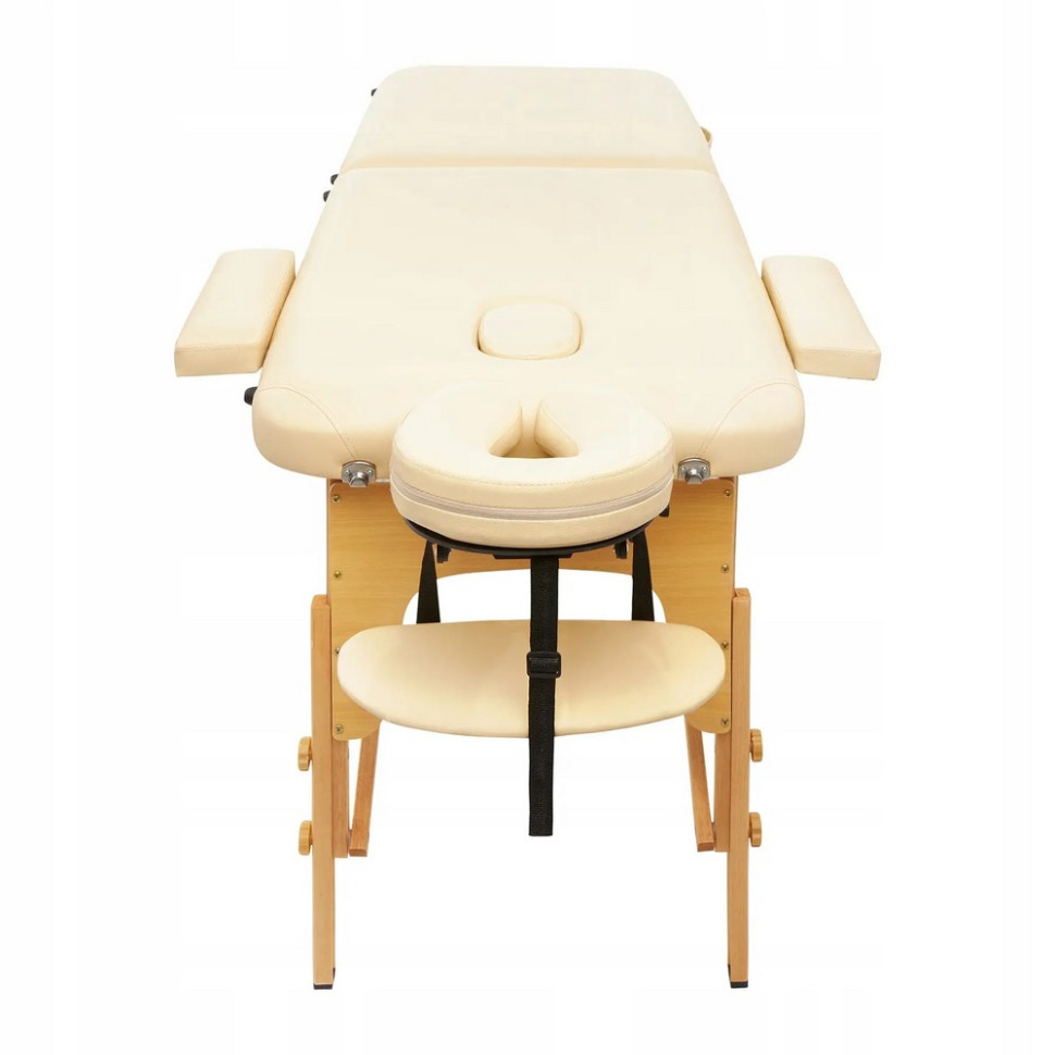 Массажный стол складной Massage Table Wood W70 4FIZJO TABLEW70BEIGE, Beige