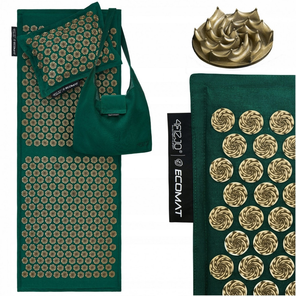 Коврик акупунктурный с подушкой Eco Mat XL 