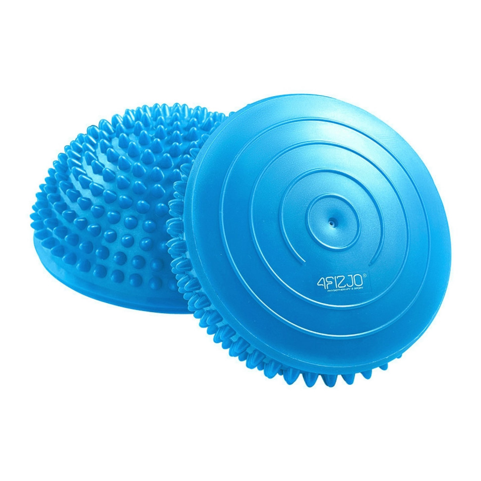 Півсфера масажна балансувальна Balance Pad 4FIZJO 4FJ0058 (масажер для ніг, стоп) 16 см, Blue