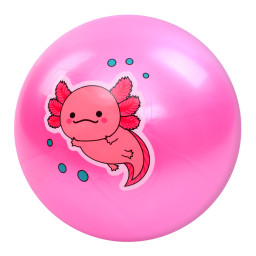 Мяч детский "Аксолотль" Bambi MS 3736(Pink) 9 дюймов, 60 грамм