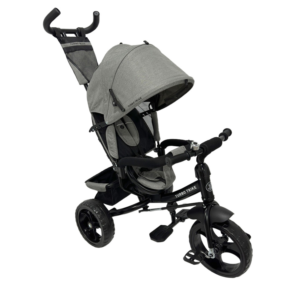 Дитячий триколісний велосипед Turbotrike MT 1005-8 сірий