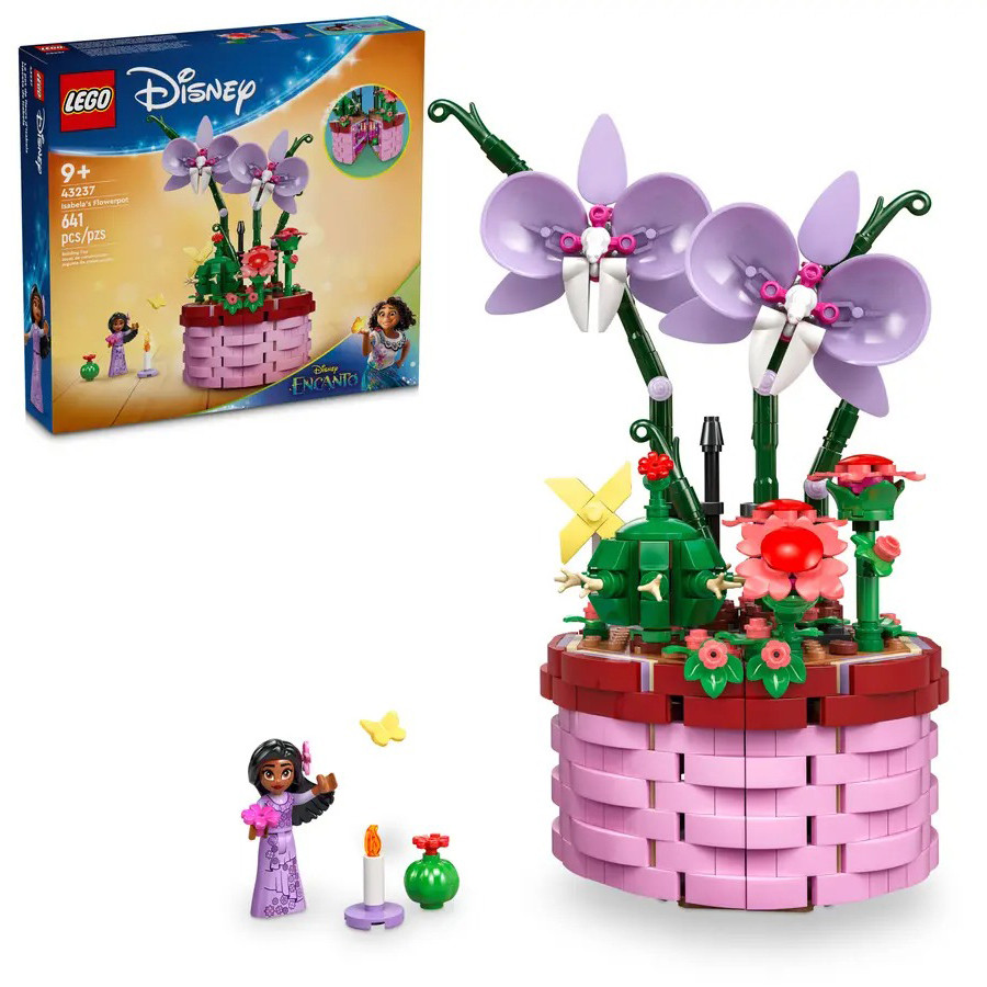 Конструктор LEGO Disney Princess Цветочный горшок Изабеллы 43237, 641 деталь