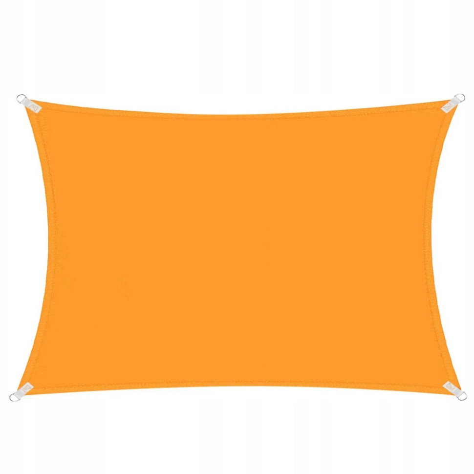 Тент-парус теневой для дома, сада и туризма Springos SN1039, 4 x 2 м, Orange