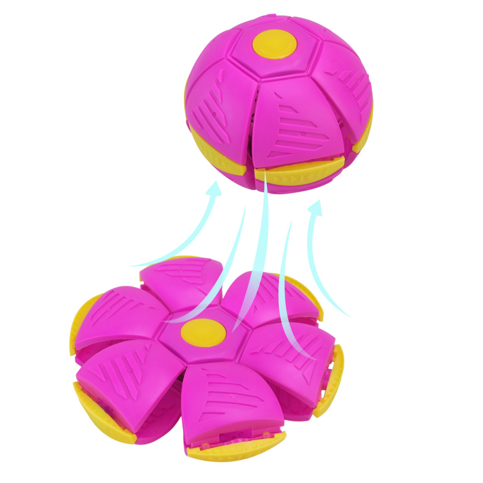 Детская игрушка Мяч-трансформер Bambi 87008H-3(Pink) 16 см, со светом