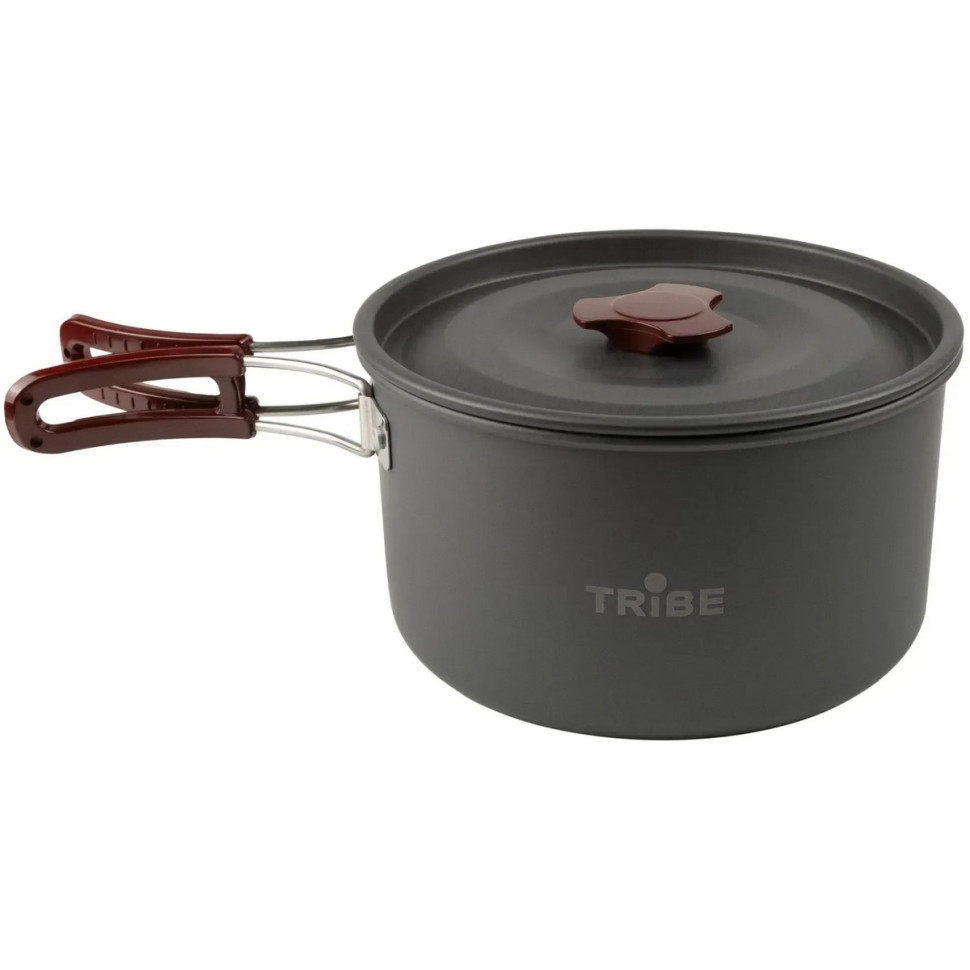 Казанок туристический Pot Tribe T-FH-0014-grey 1,9 л, алюминиевый