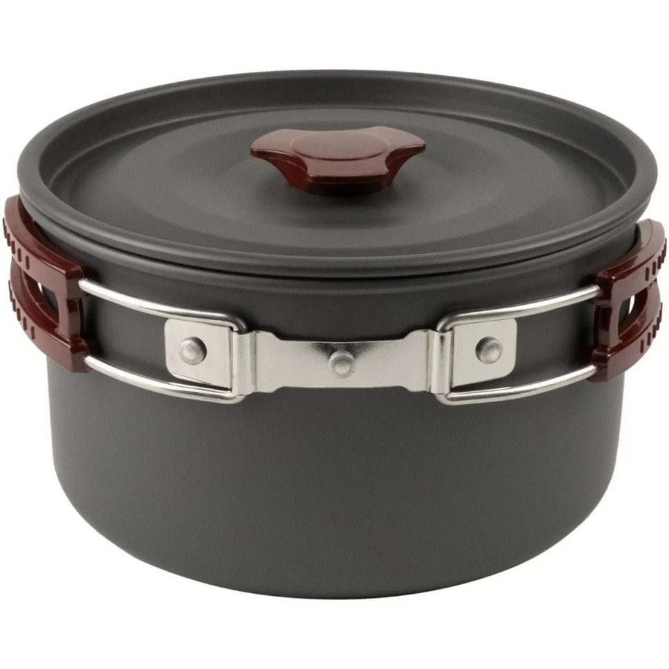 Казанок туристический Pot Tribe T-FH-0014-grey 1,9 л, алюминиевый