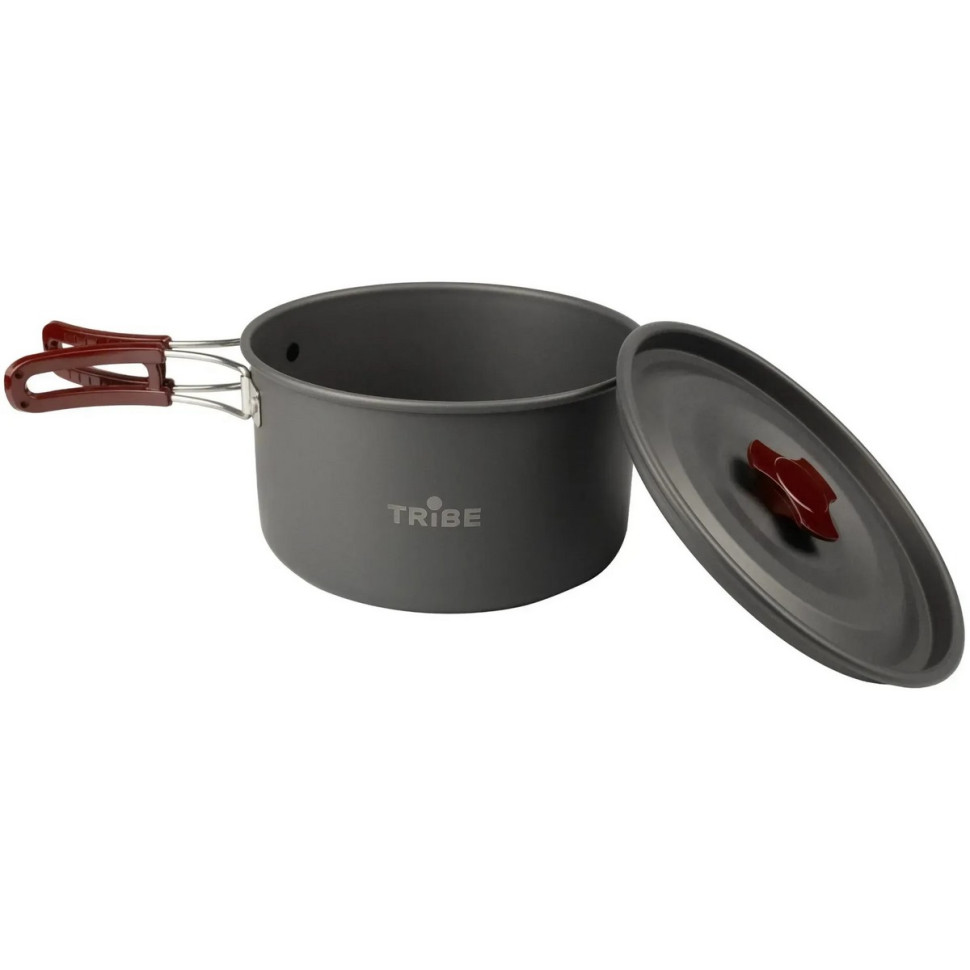 Казанок туристический Pot Tribe T-FH-0014-grey 1,9 л, алюминиевый