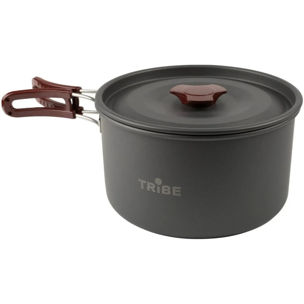 Казанок туристический Pot Tribe T-FH-0014-grey 1,9 л, алюминиевый