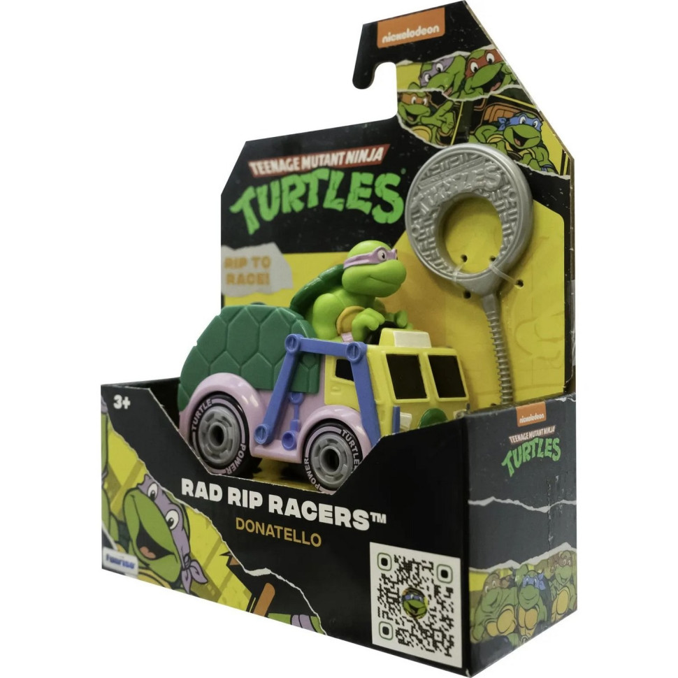 Игровой набор Черепашки-ниндзя Гонщик Донателло Funrise 71019 с лаунчером