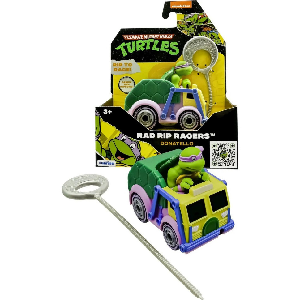 Игровой набор Черепашки-ниндзя Гонщик Донателло Funrise 71019 с лаунчером