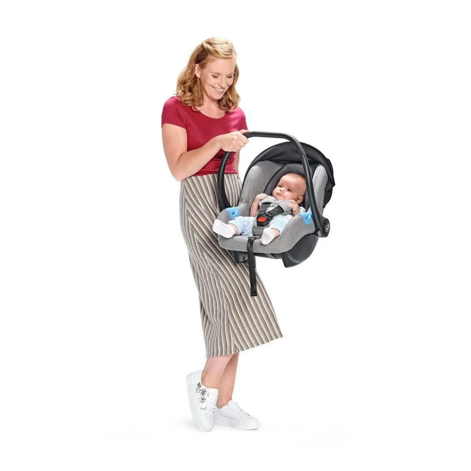 Автокрісло-переноска Mink Kinderkraft KKFMINKBLK0000 Black Melange