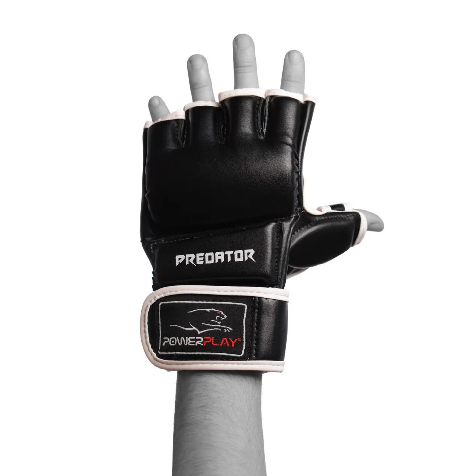 Перчатки для MMA PowerPlay PP_3056_XL_Black, Черные XL