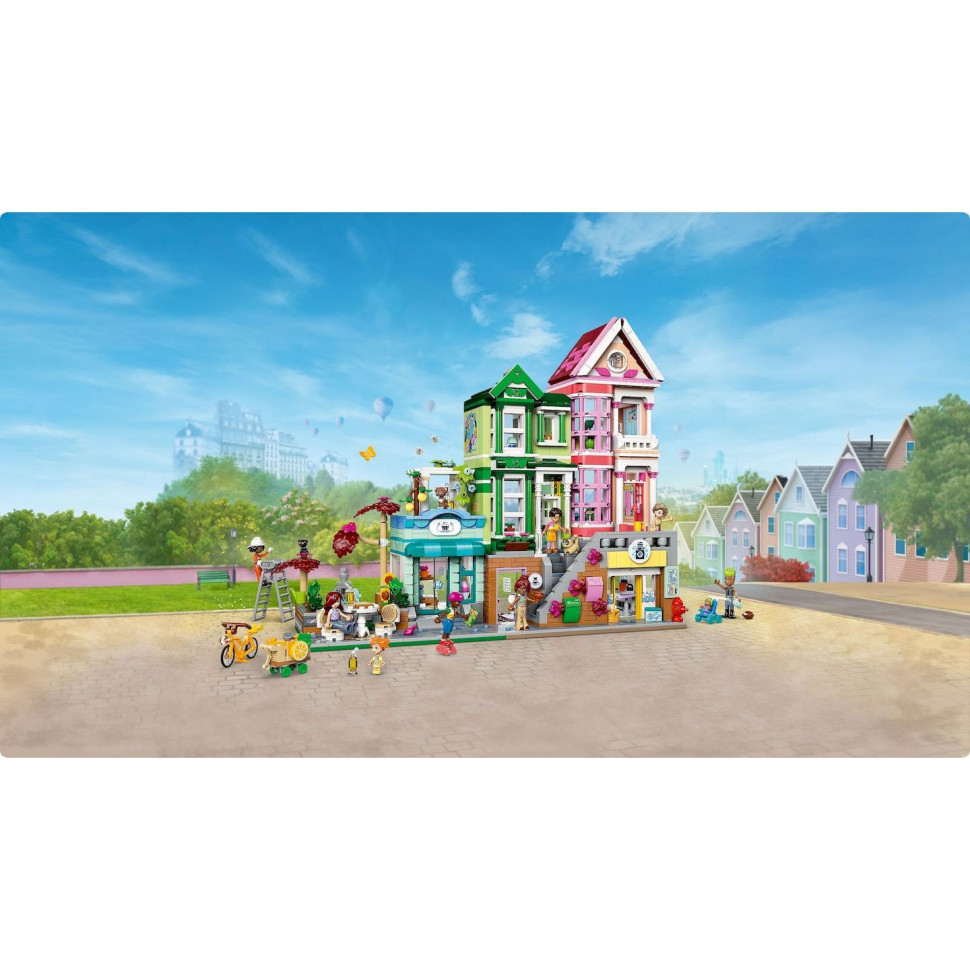 Конструктор LEGO Friends Хартлейк-Сити. Квартиры и магазины 42670, 2040 деталей