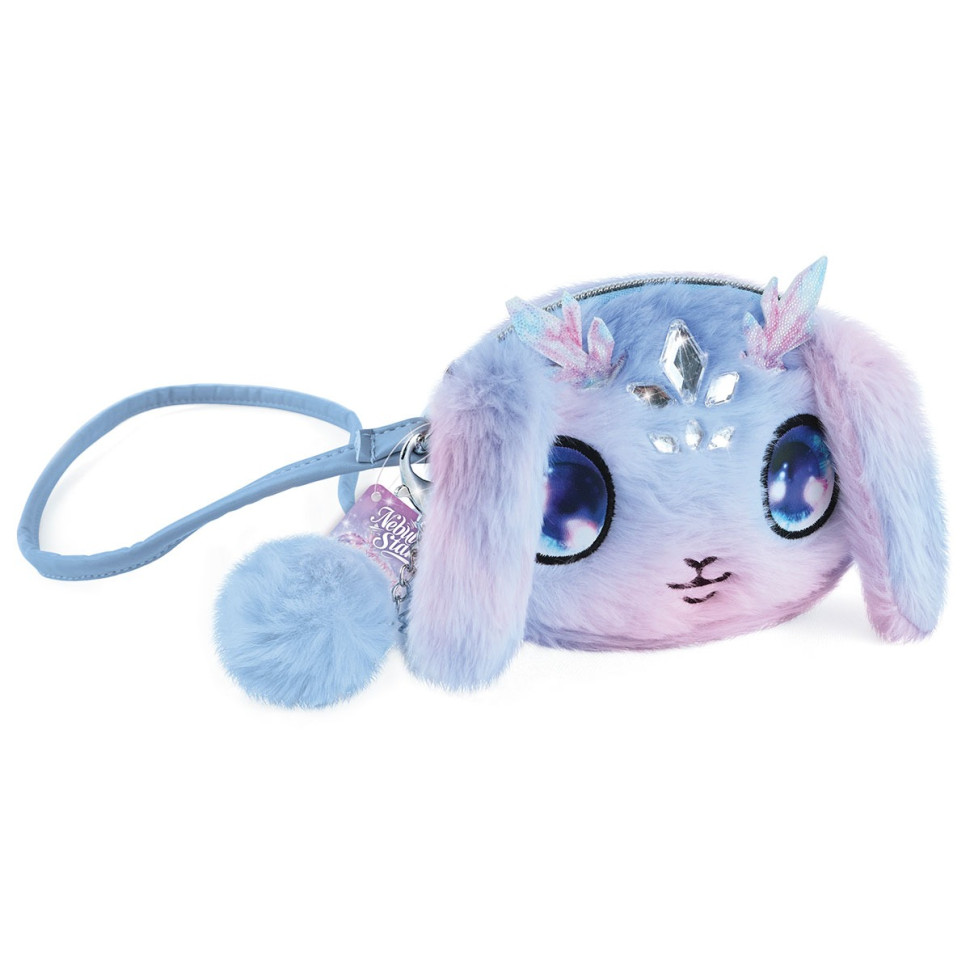 Детская пушистая сумка-кошелек