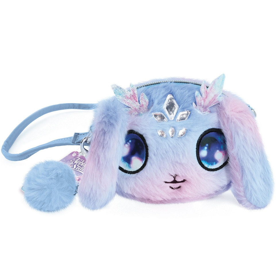 Детская пушистая сумка-кошелек