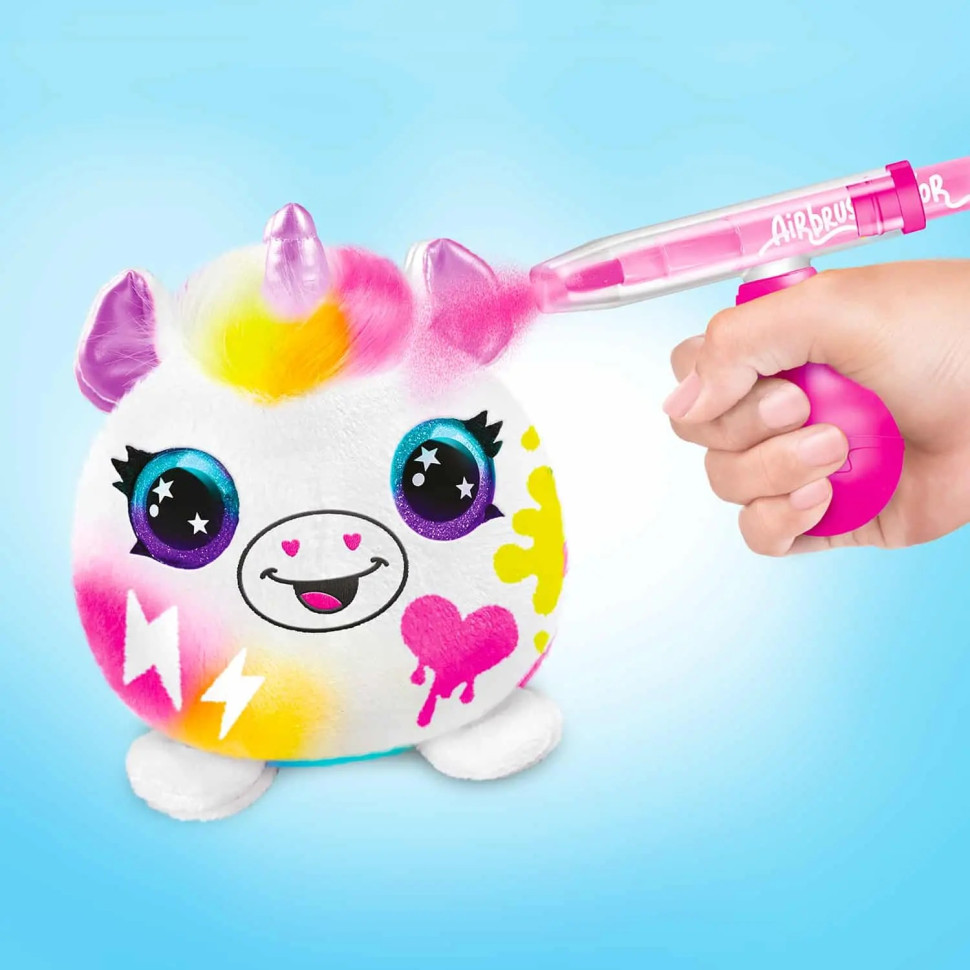 Игровой набор-сюрприз DIY AIRBRUSH PLUSH Неон мини CanalToys AIR020