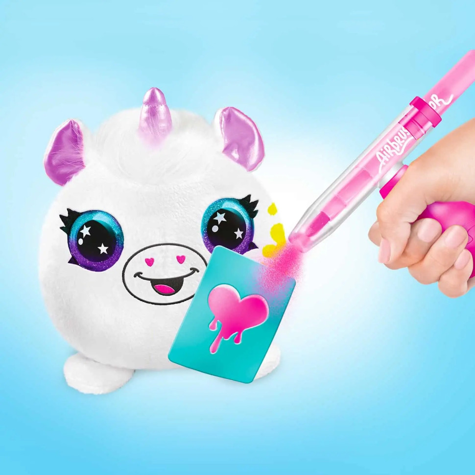 Игровой набор-сюрприз DIY AIRBRUSH PLUSH Неон мини CanalToys AIR020