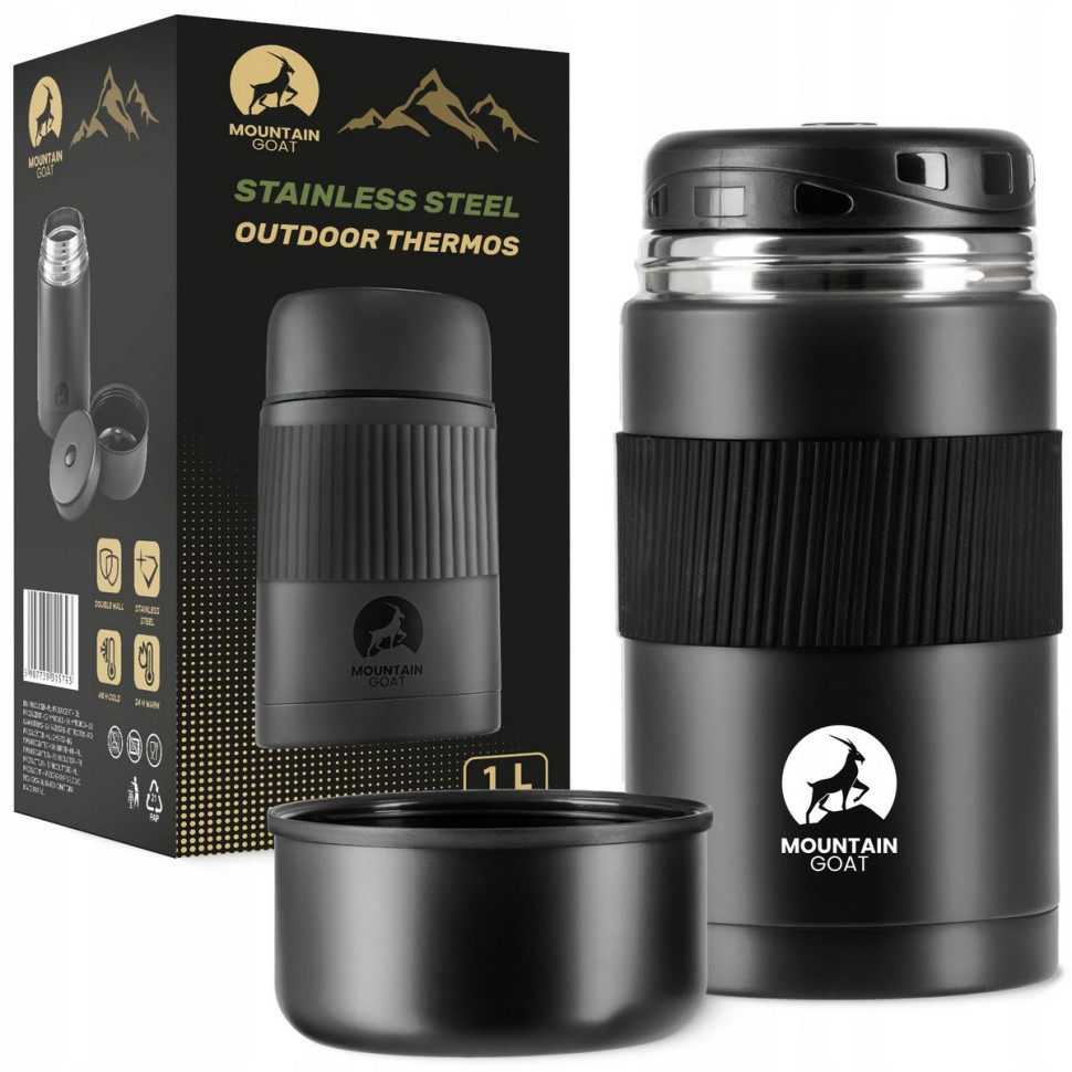 Термос для еды Mountain Goat P-5907739315793 Black 1 л 