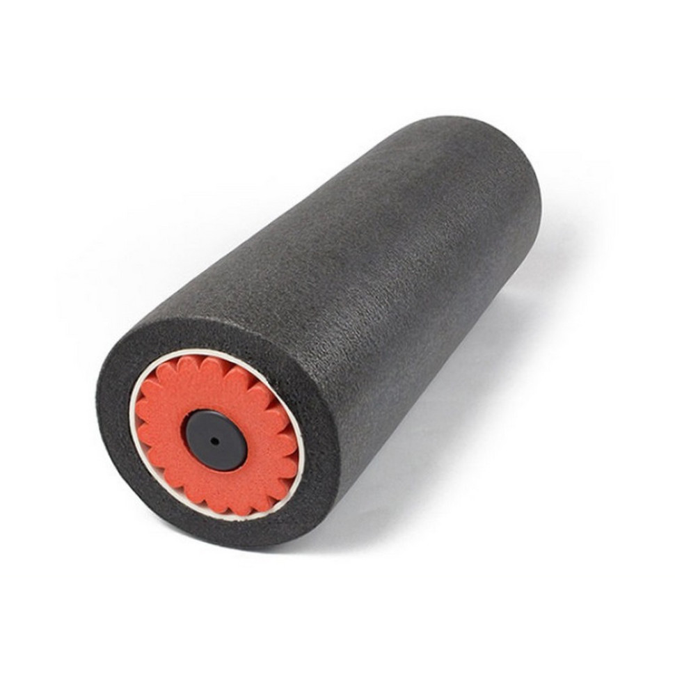 Массажный ролик-валик для 3 в 1 йоги EasyFit EF-0271 Черно-оранжевый