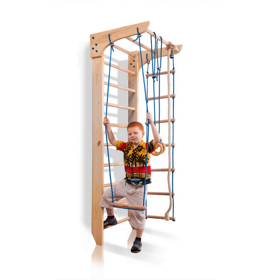 Детский спортивный уголок SportBaby «Kinder 2-220» с канатом