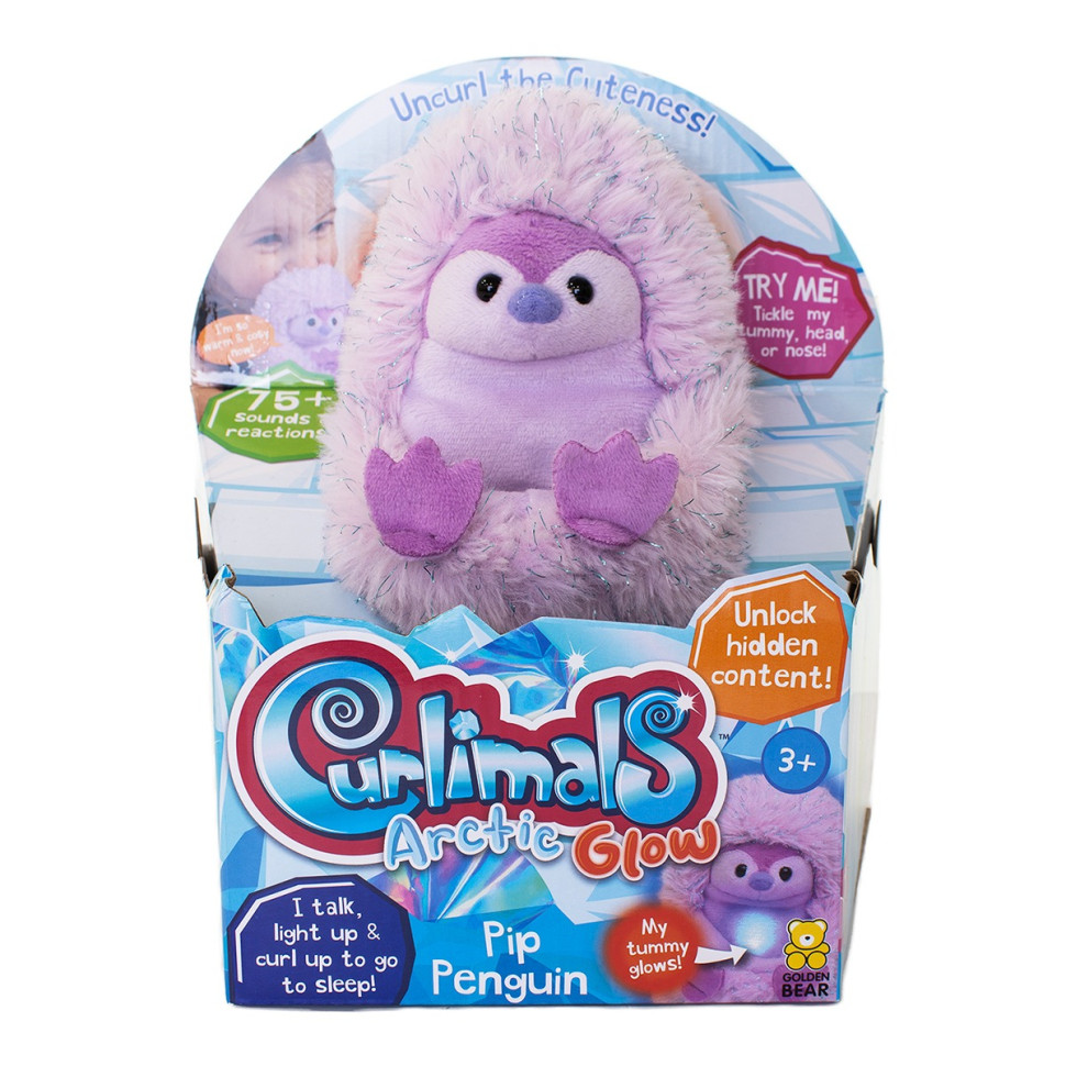 Интерактивная игрушка CURLIMALS серии «Arctic Glow» - ПИНГВИН ПИП Curlimals 3728