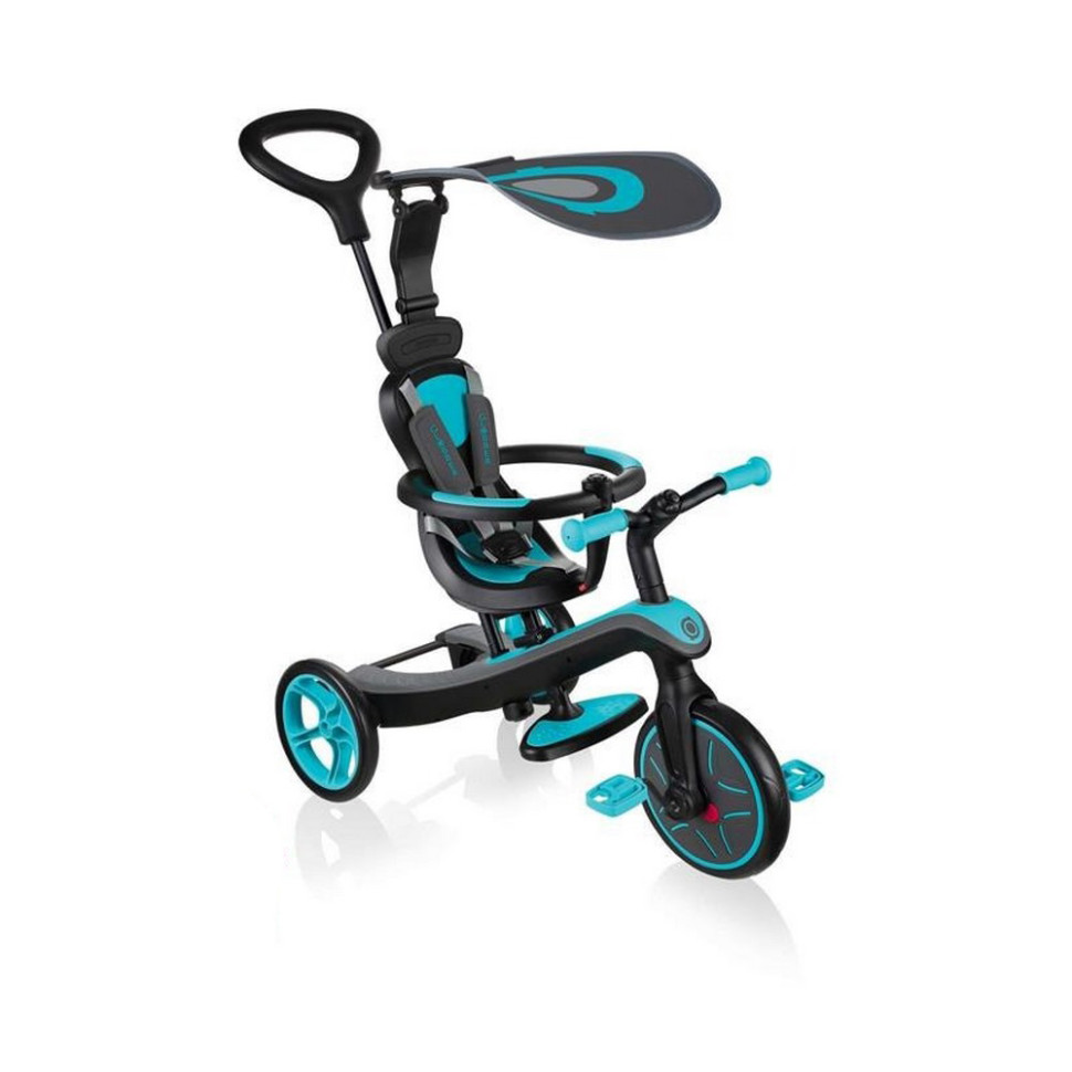 Велосипед детский трехколесный 4в1 EXPLORER TRIKE GLOBBER 632-105-3 бирюзовый