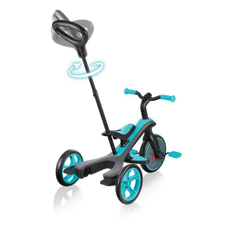 Велосипед детский трехколесный 4в1 EXPLORER TRIKE GLOBBER 632-105-3 бирюзовый