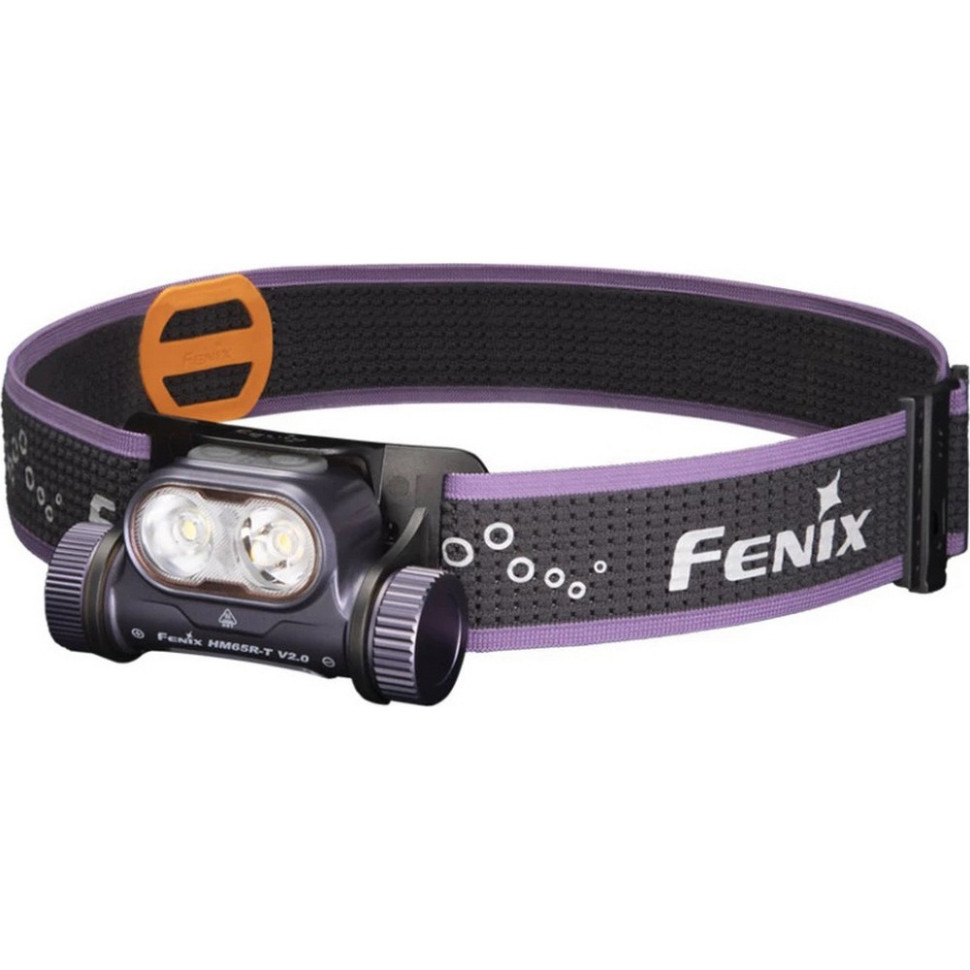 Ліхтар налобний Fenix HM65R-T V2.0 HM65RTV20DP темно-фіолетовий 1600 люмен