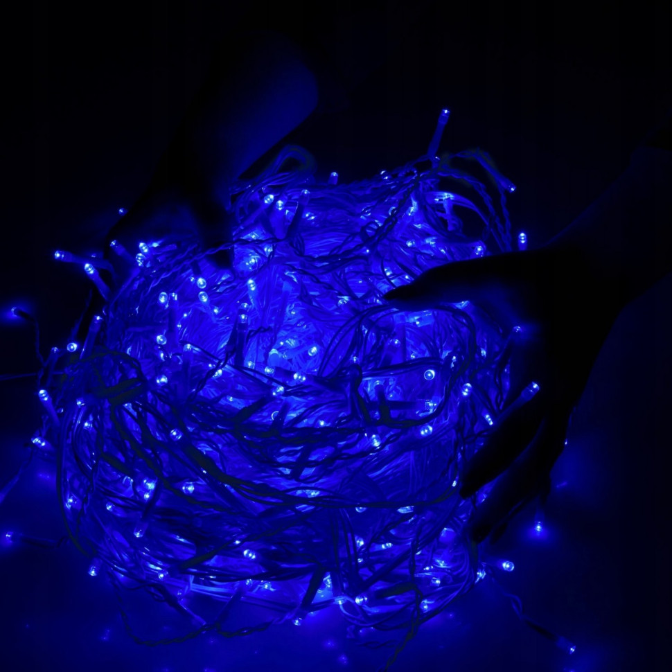 Гірлянда бахрома вулична Springos CL0202, 8 м 200 LED, Blue