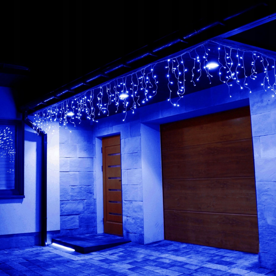 Гірлянда бахрома вулична Springos CL0202, 8 м 200 LED, Blue