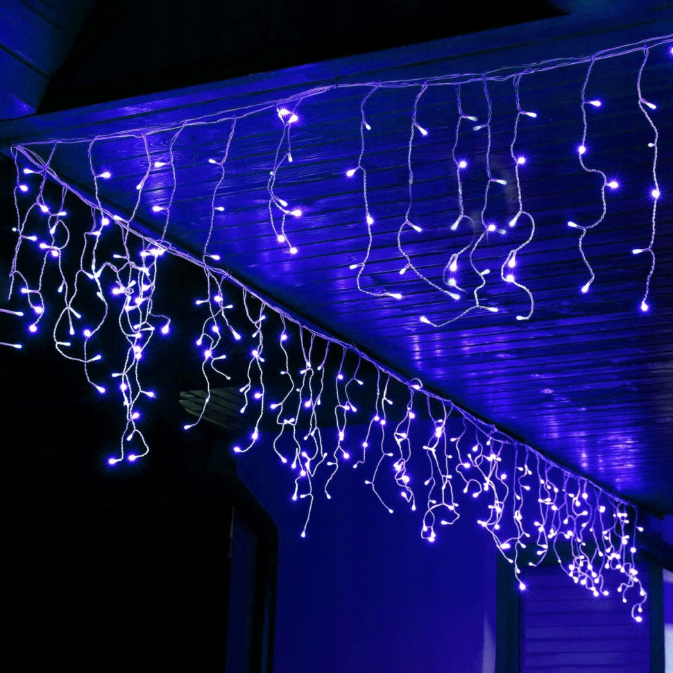Гірлянда бахрома вулична Springos CL0202, 8 м 200 LED, Blue
