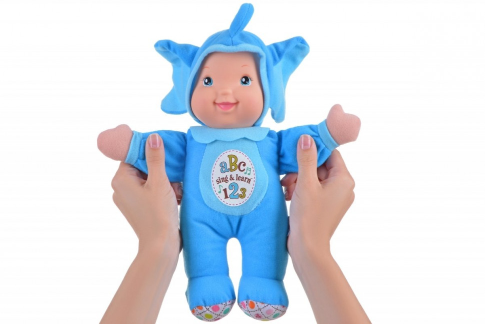 Кукла Baby’s First Sing and Learn Пой и Учись (голубой Слоник) 21180-1                              