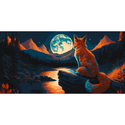 Картина по номерам "Ночной покой" Art Craft 11525-AC 40х80 см Картина по номерам "Ночной покой" Art Craft 11525-AC 40х80 см