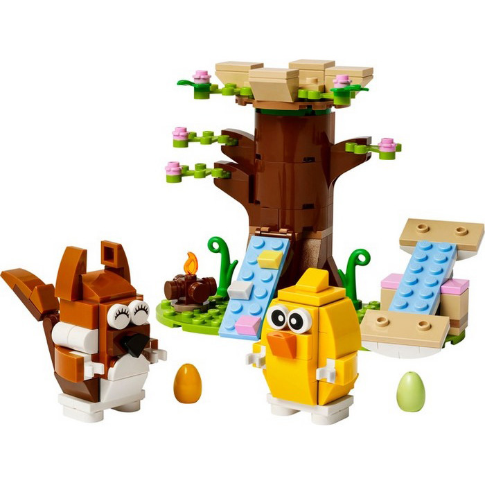 Конструктор Iconic Весенняя площадка для животных LEGO 40709, 172 детали