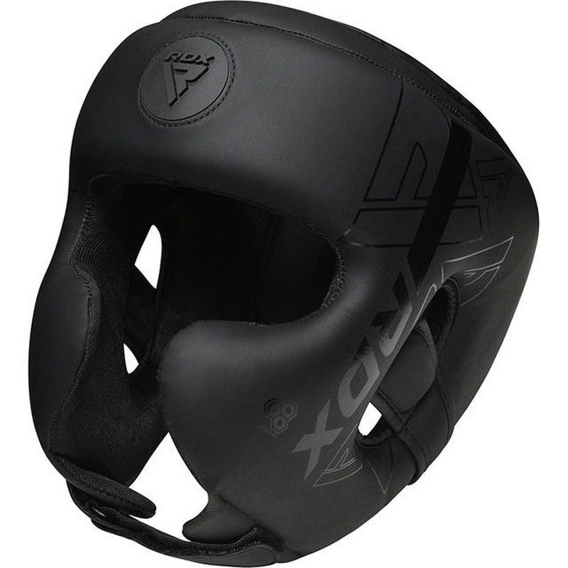Боксерский шлем F6 KARA Matte RDX Inc Limited HGR-F6MB-S Black, S (капа в комплекте)
