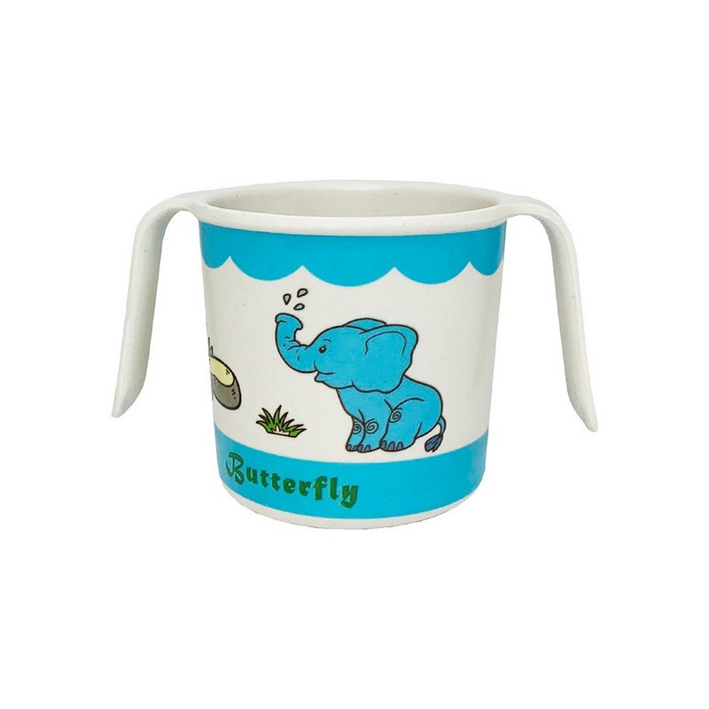 Чашка з бамбукового волокна Mega Zayka MGZ-0150(Blue) з малюнком, 200 мл