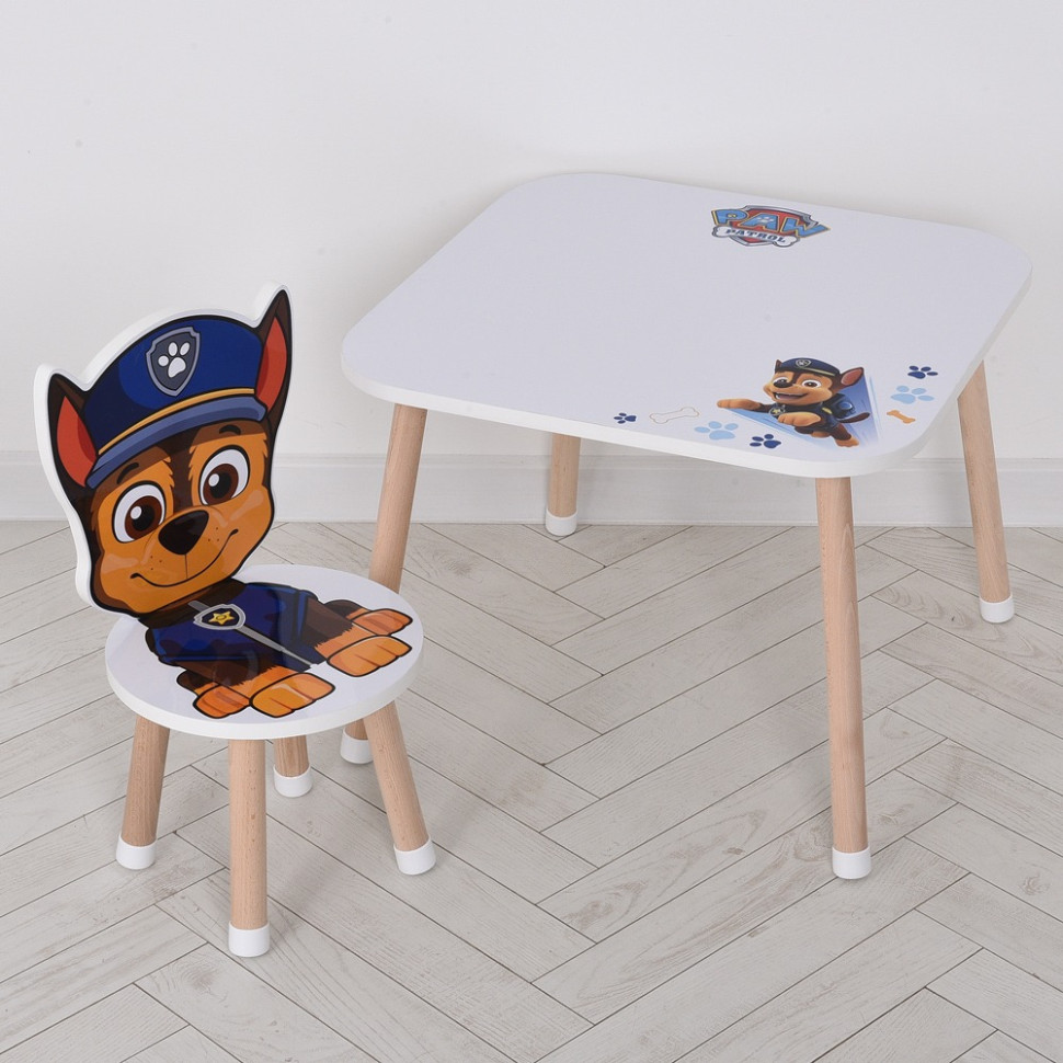 Деревянный детский столик Bambi M 502-3 со стульчиком