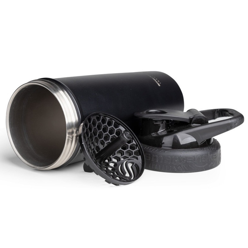 Шейкер спортивный SmartShake 11152001, металлический Insulated Steel, Black, 750 мл 
