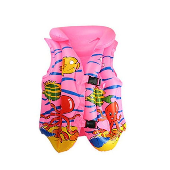 Дитячий надувний жилет Bambi BT-IG-0004(Pink) рожевий 46 см, розмір S 