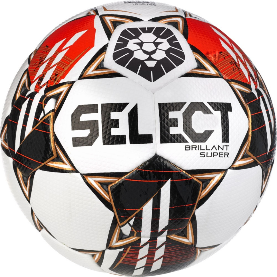 М'яч футбольний BRILLANT SUPER FIFA (HS) v23 Select 361597-042 білий, червоний № 5