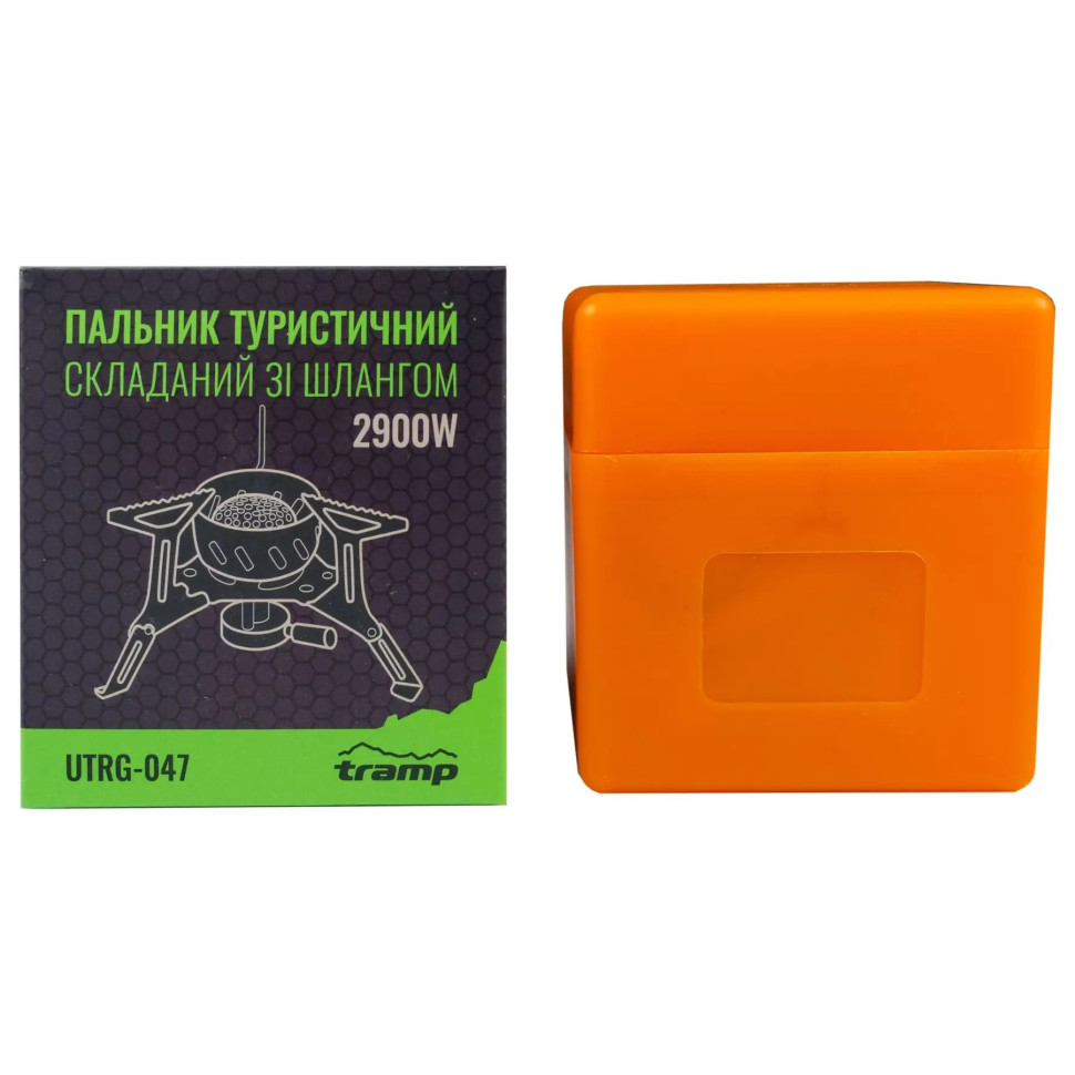 Комплект для кемпінгу газовий пальник та газовий балон 230 грам Tramp UTRG-047+UTRG-003