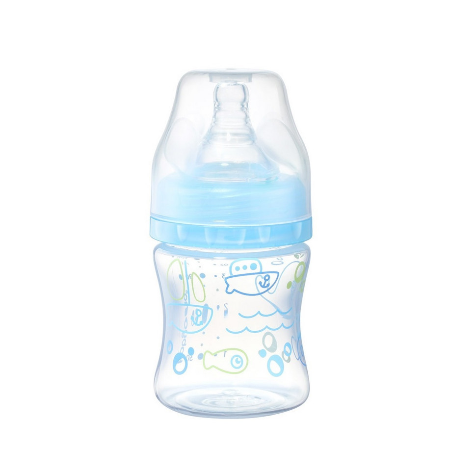 Бутылочка антиколиковая с широким отверстием BabyOno 402/03, 120 мл