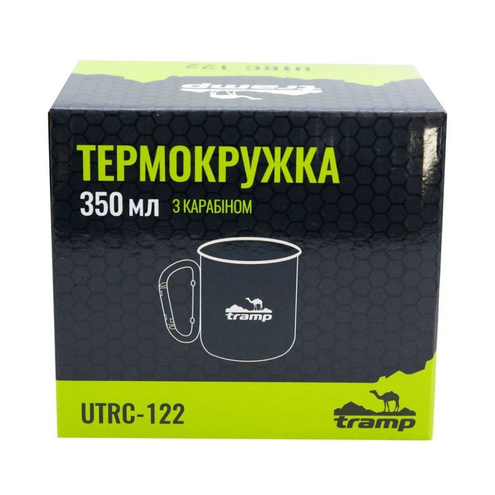 Термокружка з карабіном Tramp UTRC-122 олива 350 мл