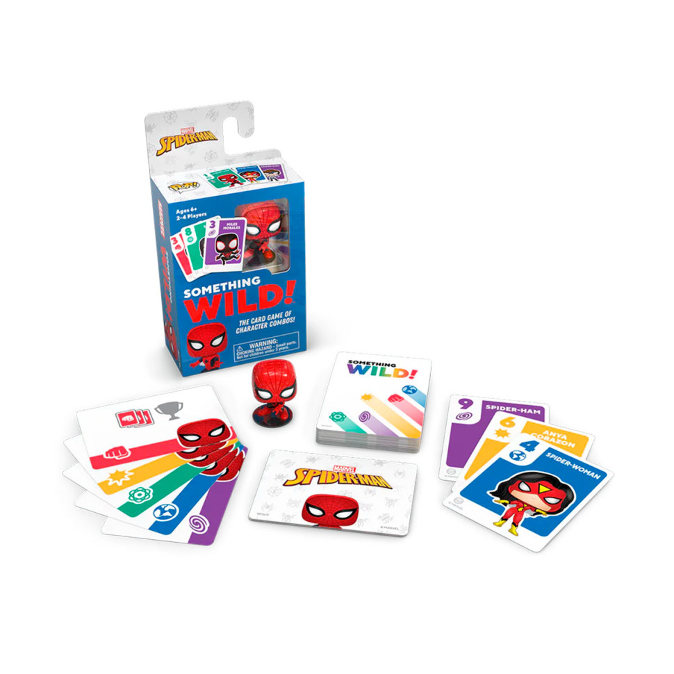 Настольная игра с карточками FUNKO Something Wild!- ЧЕЛОВЕК-ПАУК 63763
