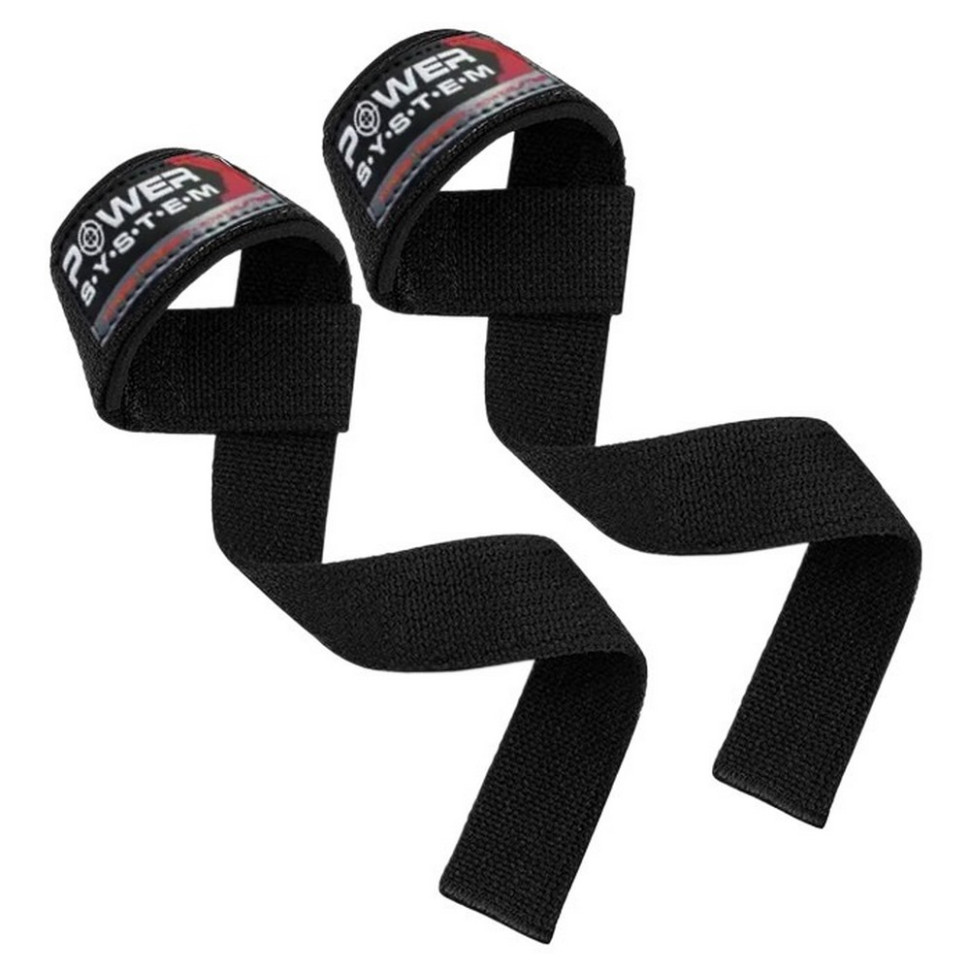 Лямки для тяги Power Straps Power System PS-3400_Bl/Red