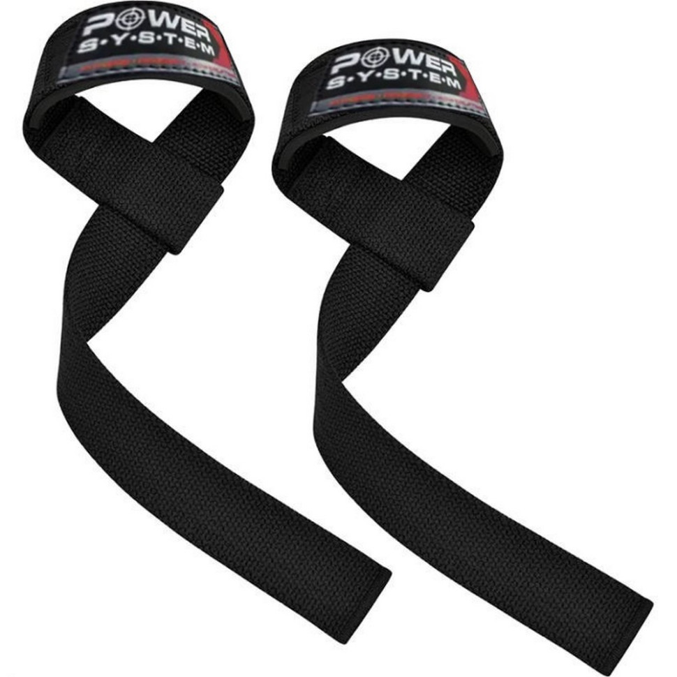 Лямки для тяги Power Straps Power System PS-3400_Bl/Red