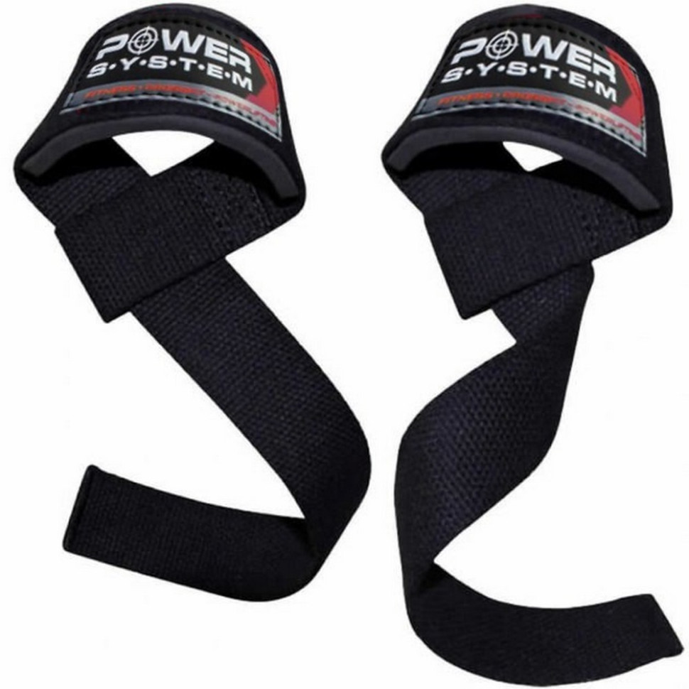 Лямки для тяги Power Straps Power System PS-3400_Bl/Red