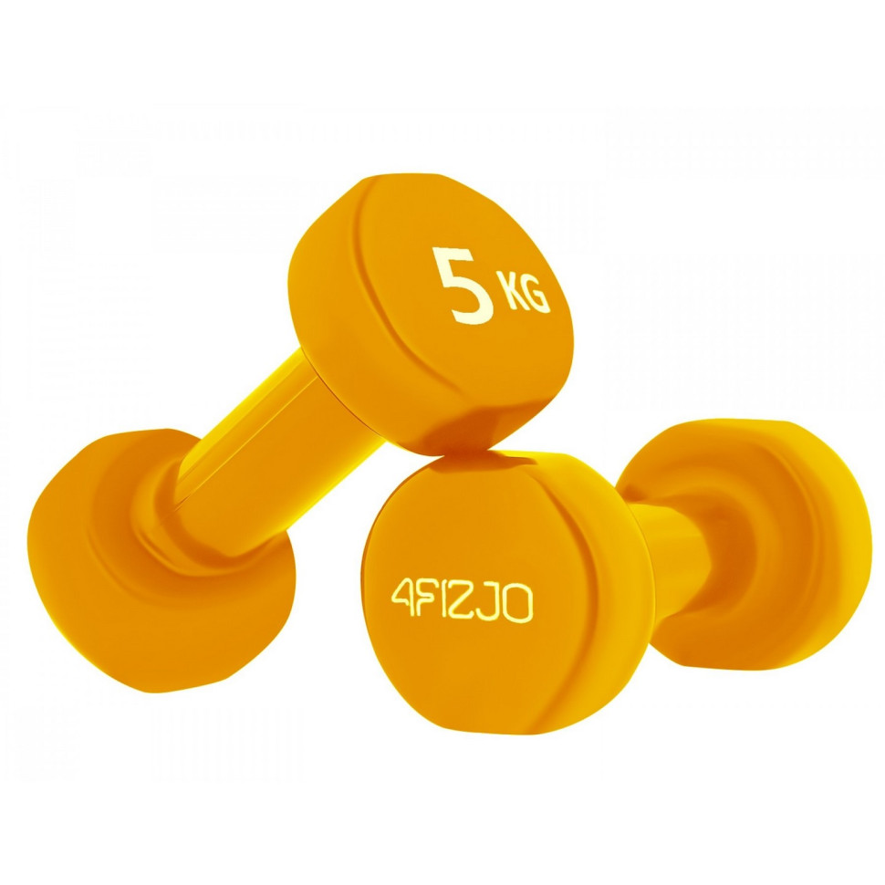 Гантели виниловые 4FIZJO 4FJ0210, 2 x 5 кг